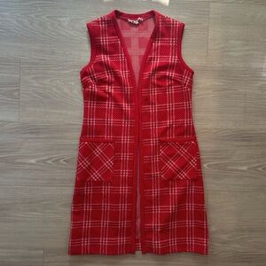 Kay Windsor Plaid Cardigan